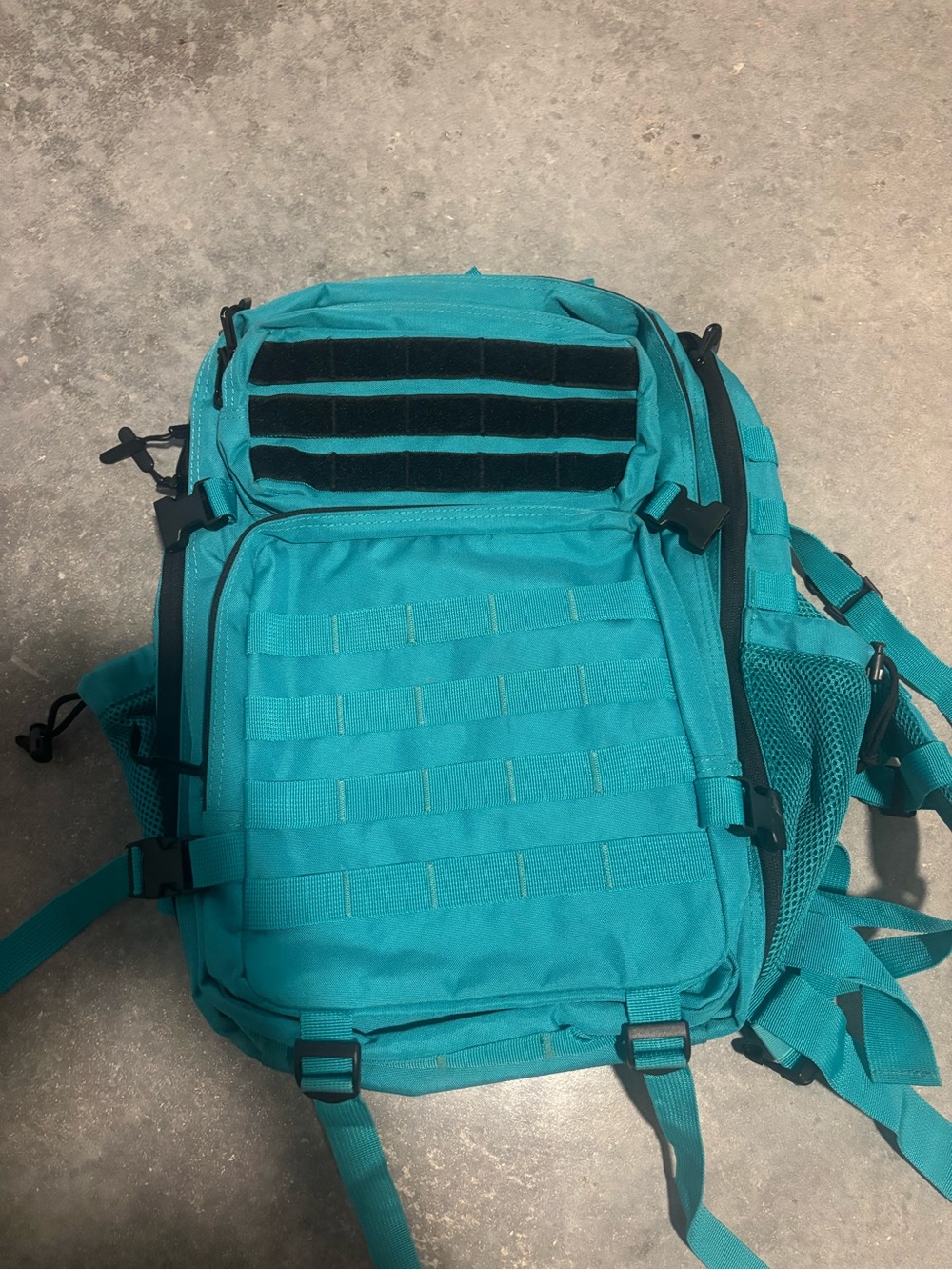 Turquoise Tactical Daypack Backpack for Men